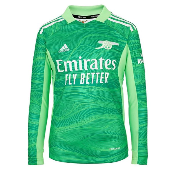 Tailandia Camiseta Arsenal Portero ML 2021-2022 Verde